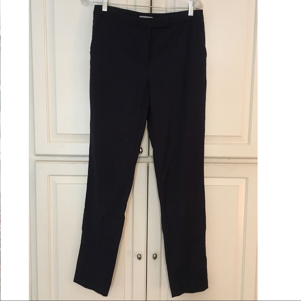 H&M Navy blue straight leg trouser